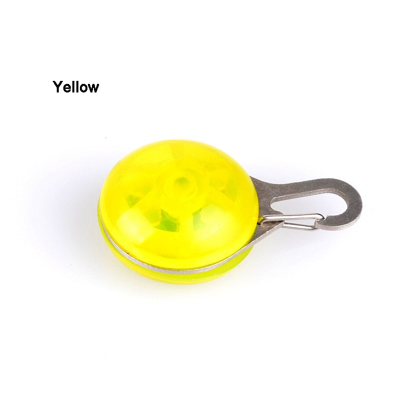 LED Flashlight For Dog/Cat Collar Glowing Pendant Night Safety