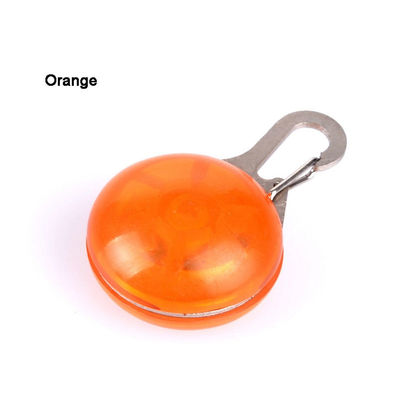 LED Flashlight For Dog/Cat Collar Glowing Pendant Night Safety