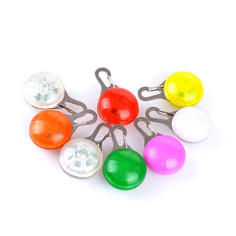 LED Flashlight For Dog/Cat Collar Glowing Pendant Night Safety