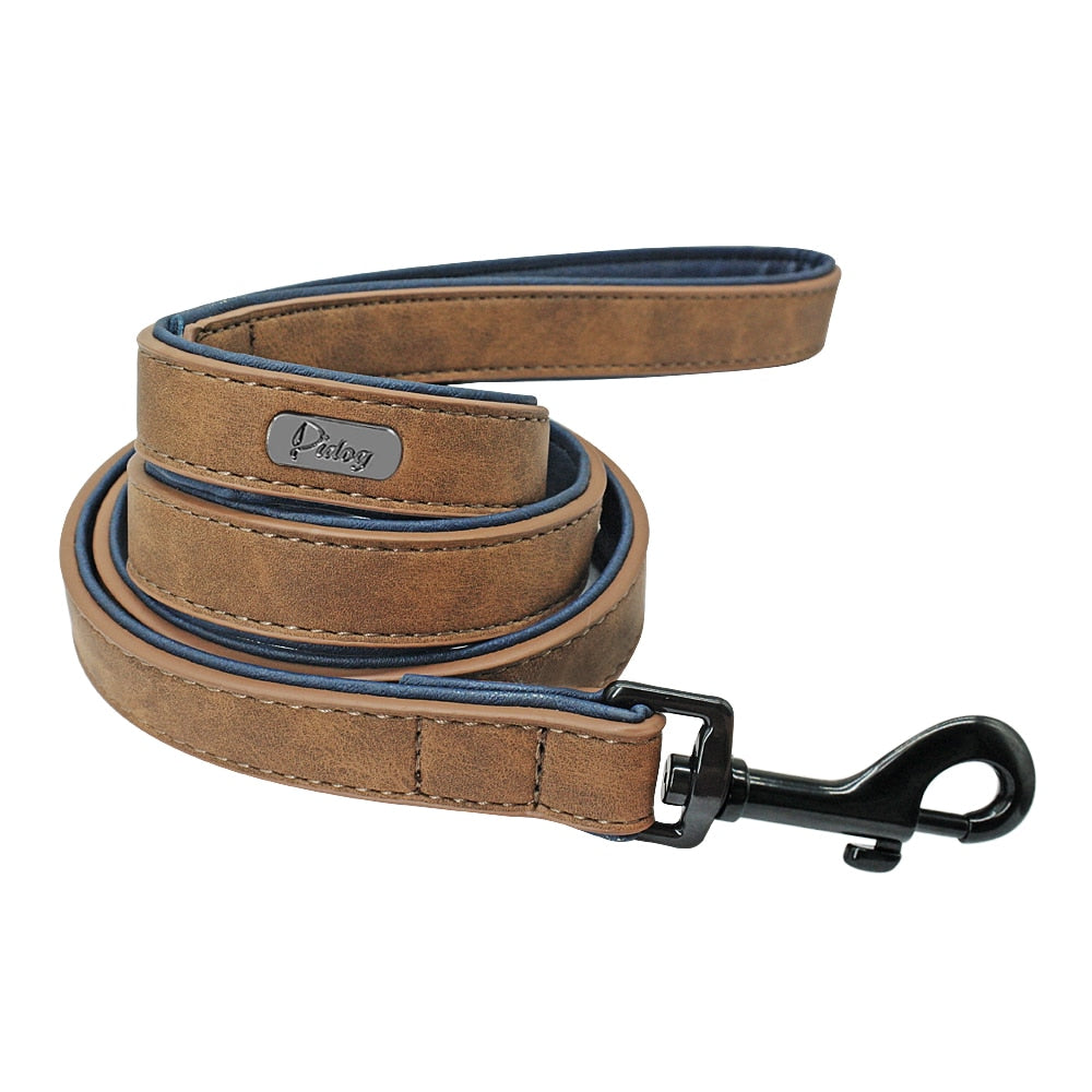 Dog Leather Lead in a Variety of Colours and sizes
