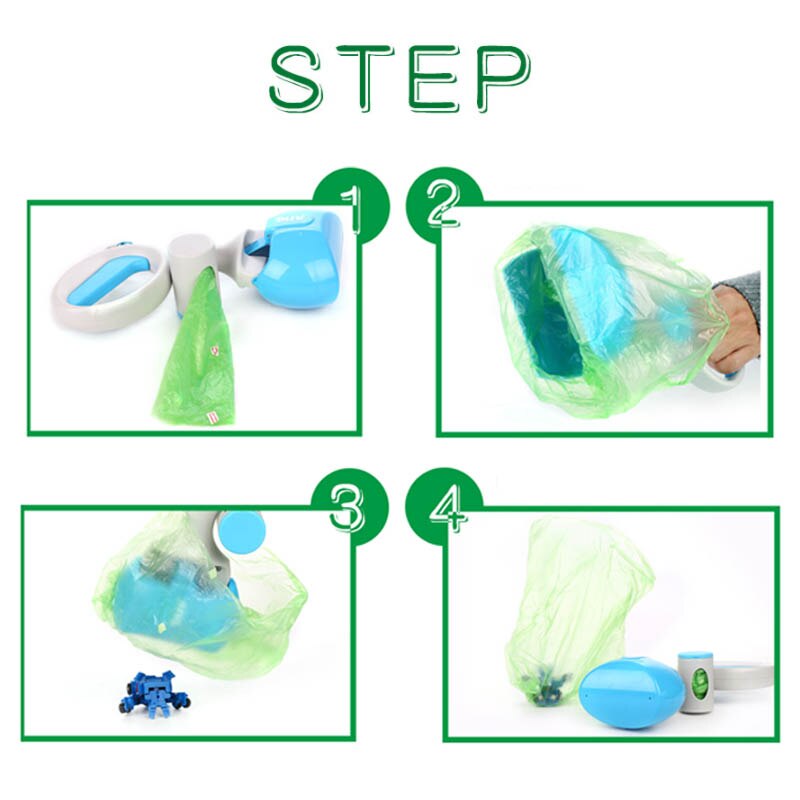 Portable Poop Pickup Remover & Poop Bags
