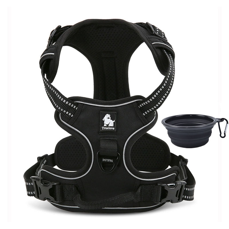 Truelove Dog Harness Durable Reflective Safety Lift Seat Belt Clip for Dog Travel