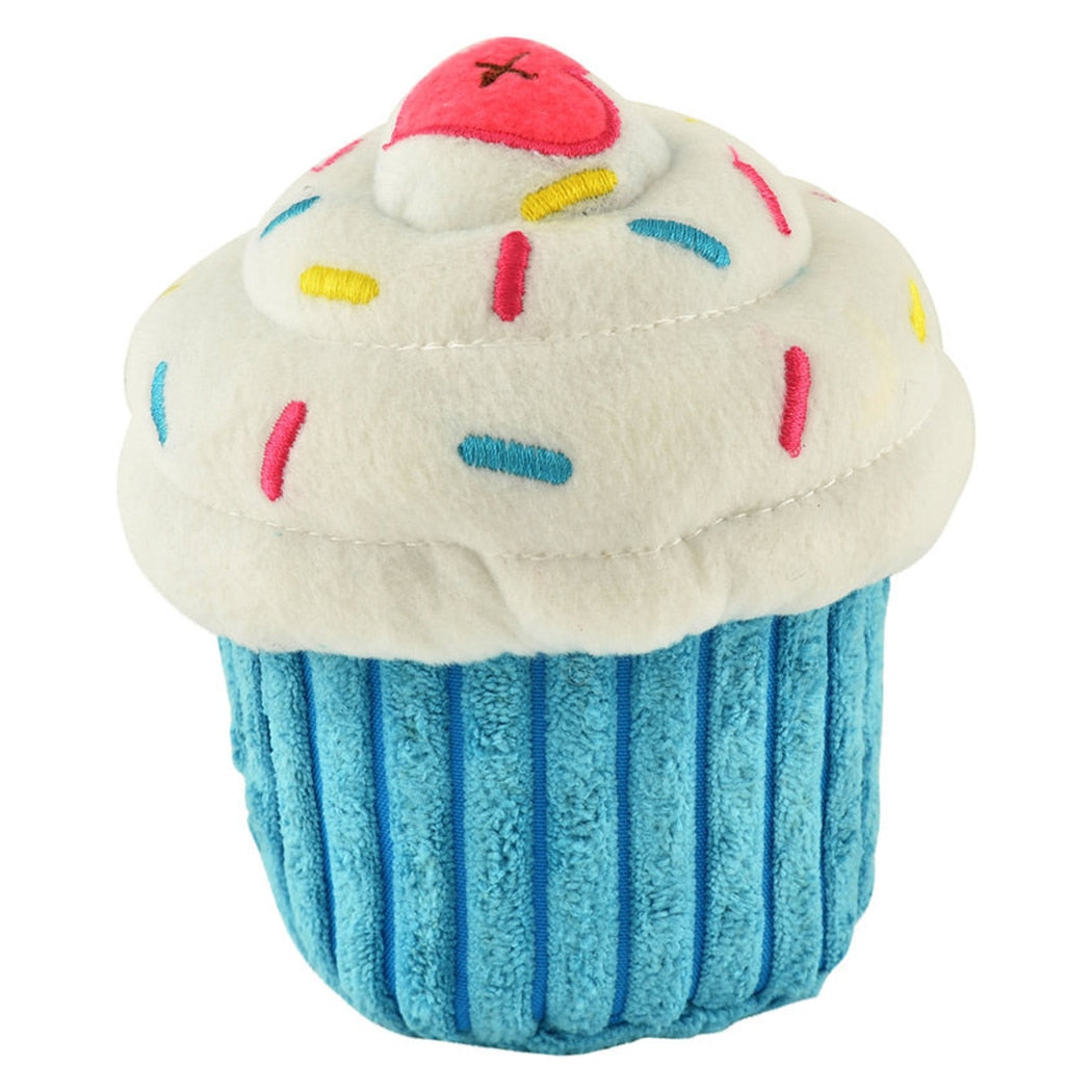 Cute Dogs & Puppies Chew Toys in a Birthday Cake Shape