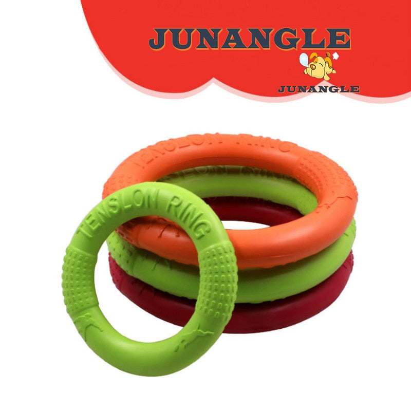 Rubber Throwing Ring For Dogs(Size: 18cm/Weight: 60g)