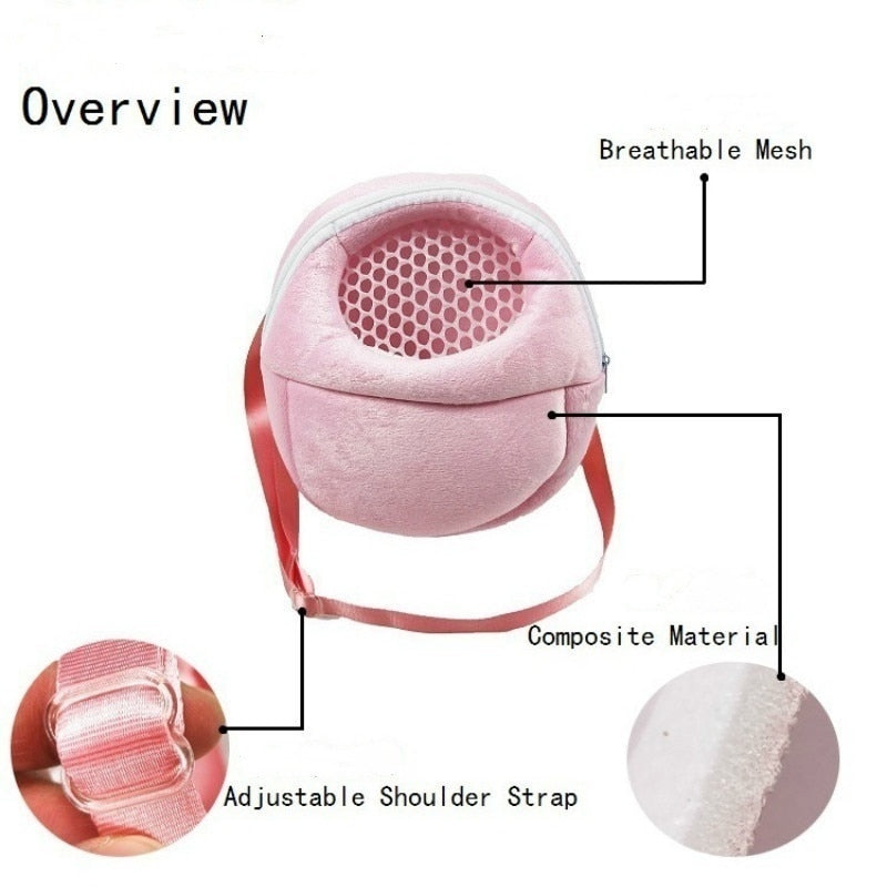 Small Pet Carrier Warm Breathable