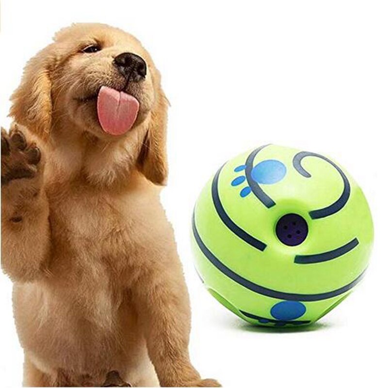Interactive Dog Toy With Funny Sounds(Type: Ball)(Size: 15cm)