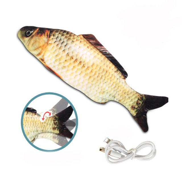 Interactive Electronic Floppy Fish Toys for Dogs