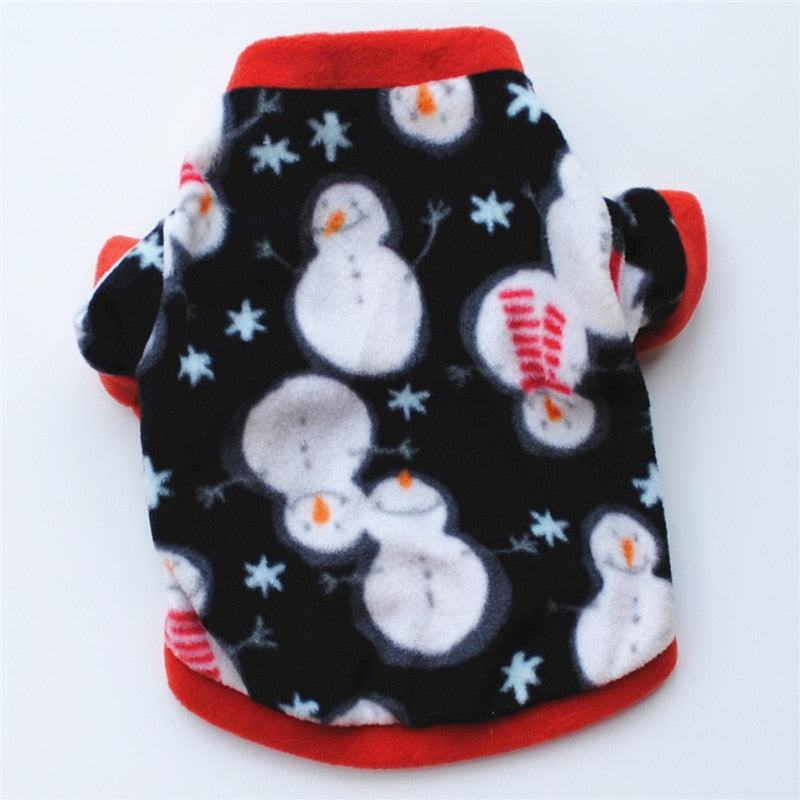 Warm Fleece Dog Pullover in a Range of Cute Designs