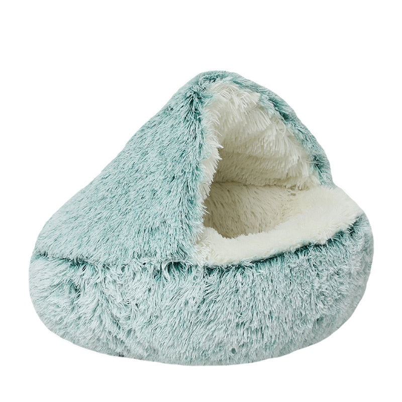 Comfy Soft Plush Bed/Den For Cats Or Small Dogs