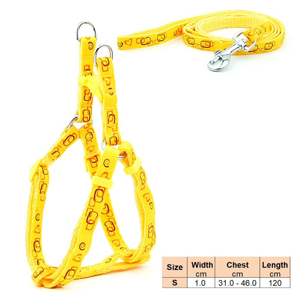 Dog Harness and Lead Adjustable Collar