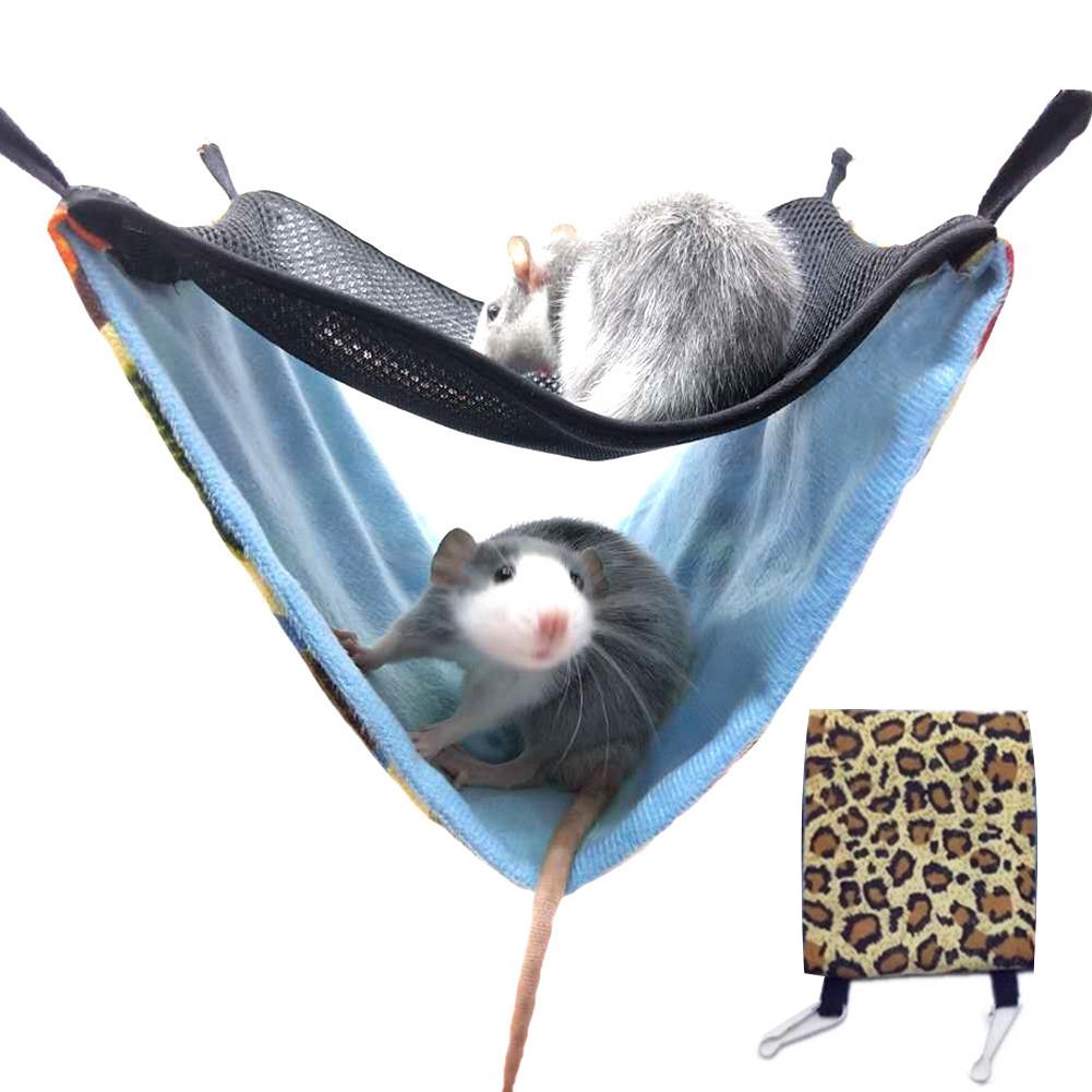 Double Layer Breathable Mesh Hanging Bed/Nest For Hamsters And Other Small Rodents