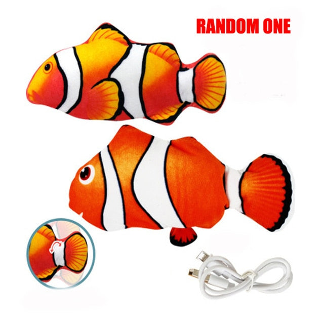 Interactive Electronic Floppy Fish Toys for Dogs