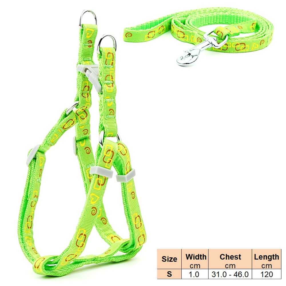 Dog Harness and Lead Adjustable Collar