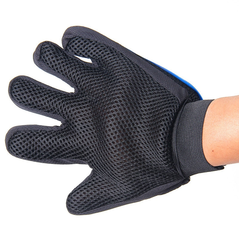 Cat & Dog Grooming Glove for Hair De-shedding & Grooming