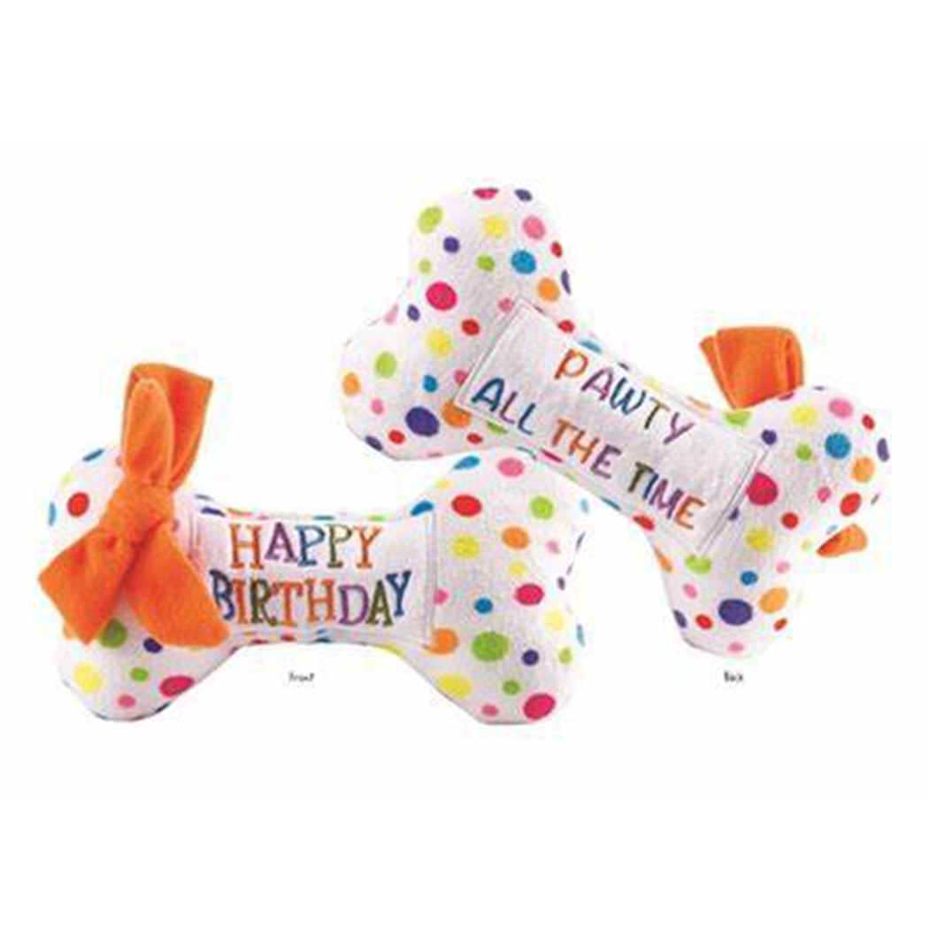 Cute Dogs & Puppies Chew Toys in a Birthday Cake Shape