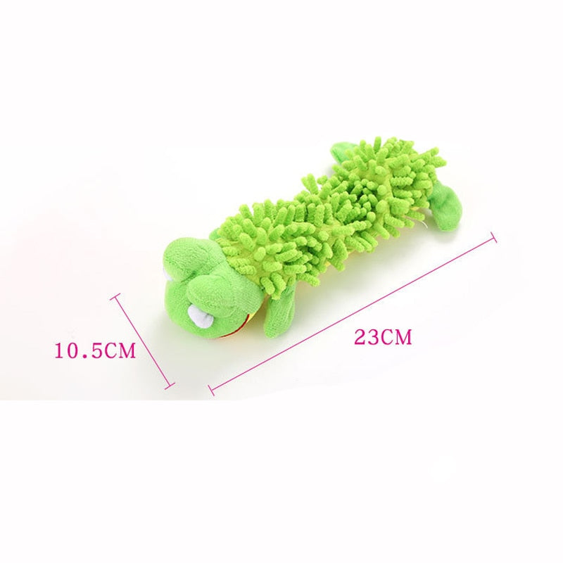 Durable Dog Plush Toy Animal Shape with Squeaky