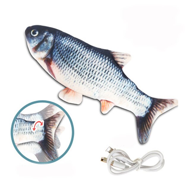 Interactive Electronic Floppy Fish Toys for Dogs
