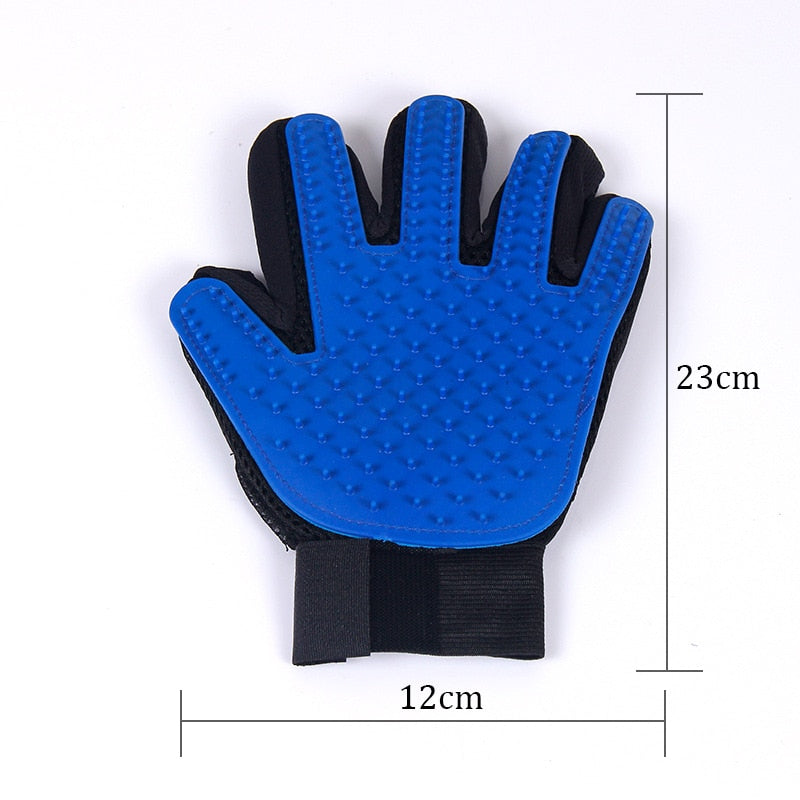 Cat & Dog Grooming Glove for Hair De-shedding & Grooming