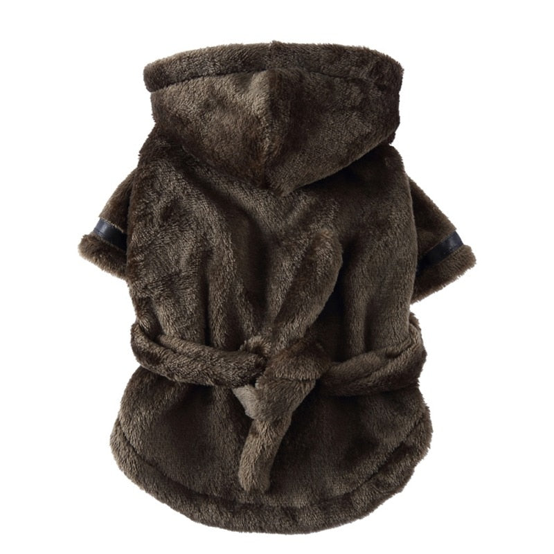 Dog Bathrobe Soft Drying Toweling