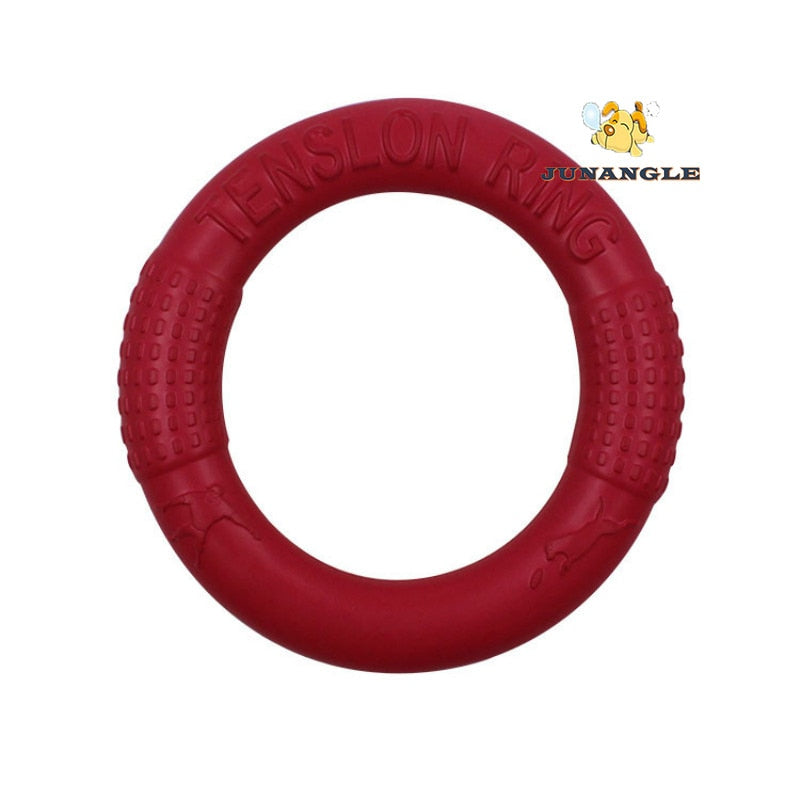 Rubber Throwing Ring For Dogs(Size: 18cm/Weight: 60g)
