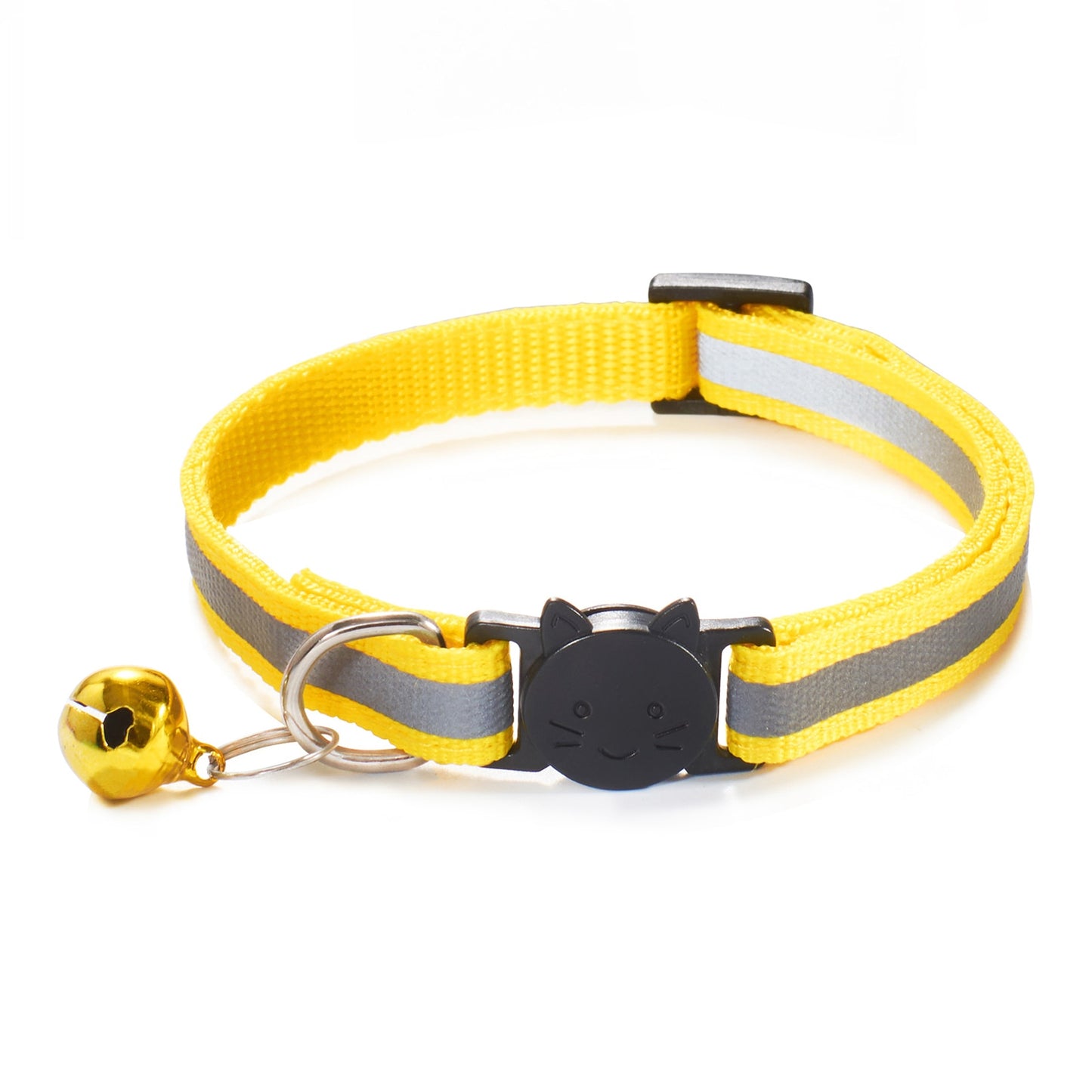Reflective Breakaway Cat Collar with Safety Elastic Adjustable with Bell