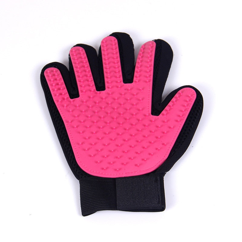Cat & Dog Grooming Glove for Hair De-shedding & Grooming