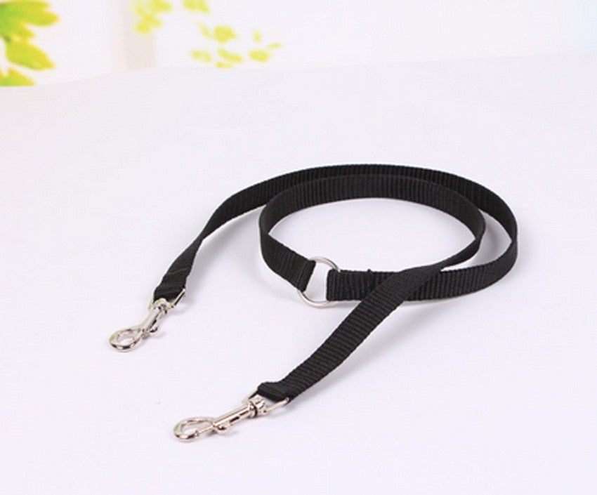 Nylon Double Dog Twin Lead 2 Way Two Dogs Walking Lead