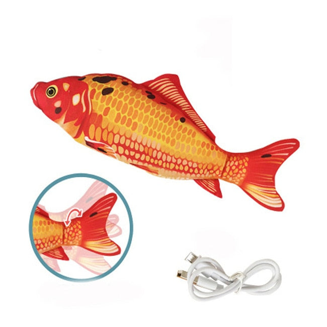 Interactive Electronic Floppy Fish Toys for Dogs