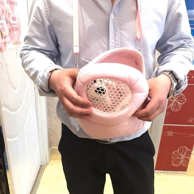 Small Pet Carrier Warm Breathable