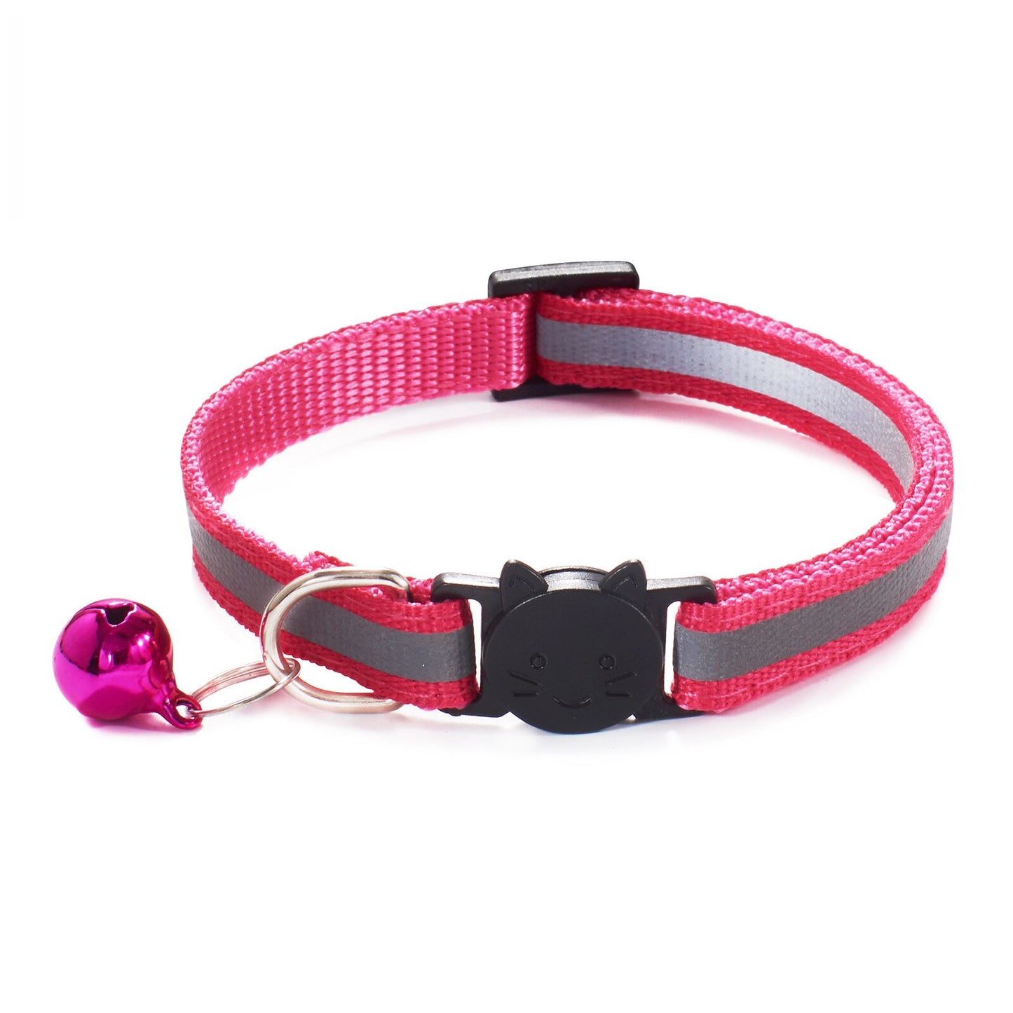 Reflective Breakaway Cat Collar with Safety Elastic Adjustable with Bell