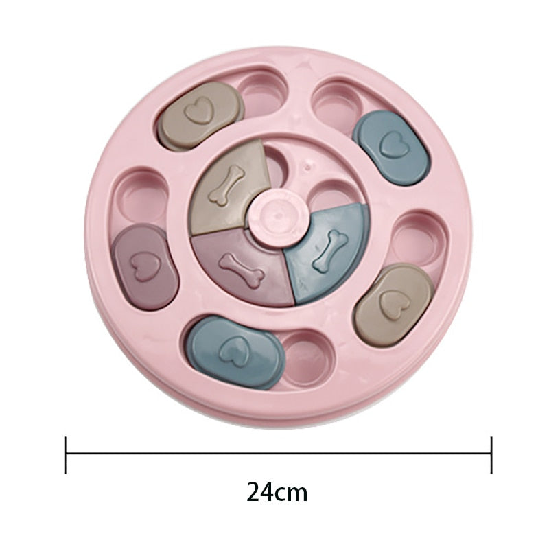 Dog Puzzle Toy Increase IQ Interactive Slow Food Dispenser