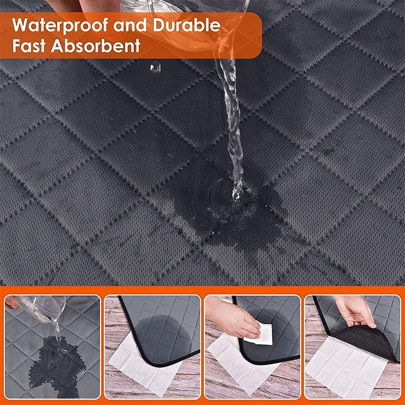 Small Pet and Rodent Cage Liner Waterproof Anti Slip Bedding Mat Highly Absorbent Pee Pad