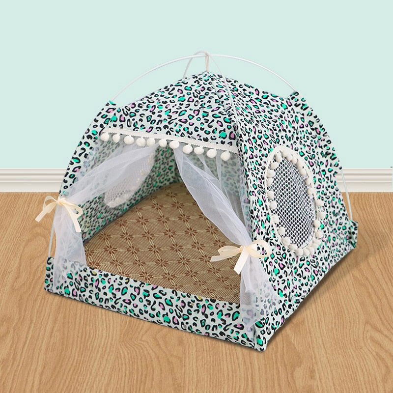 Cat Tent Bed The General Teepee Closed Cozy Hammock With Floor