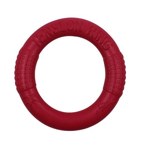 Rubber Throwing Ring For Dogs(Size: 18cm/Weight: 60g)