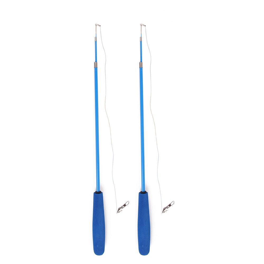 Interactive Toy Feather Teaser with Stick and Retractable Feather/Bell