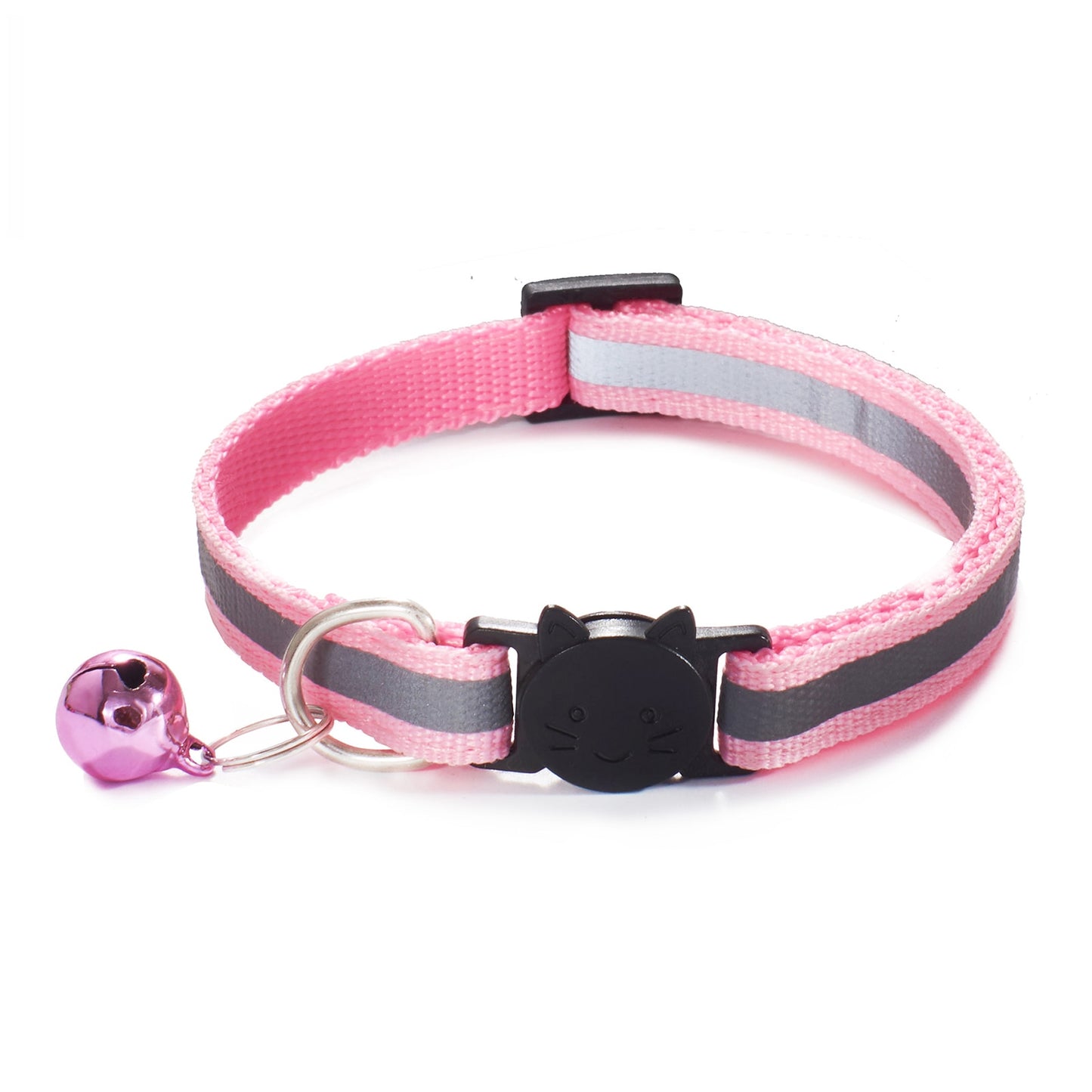 Reflective Breakaway Cat Collar with Safety Elastic Adjustable with Bell