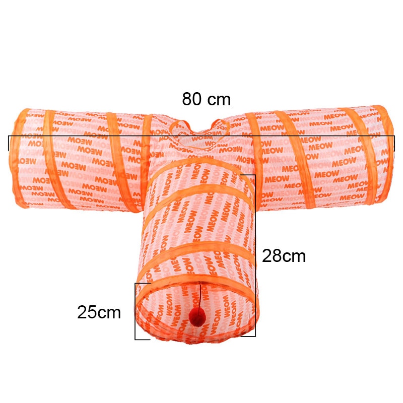 Cats Fold-able Tunnel Interactive Fun Toy