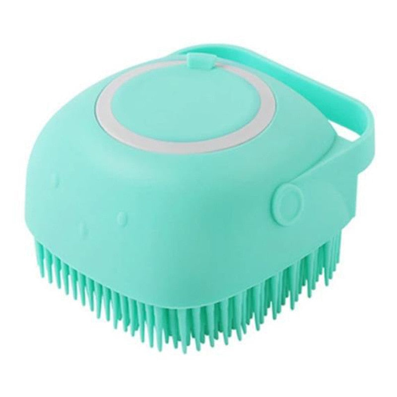 Dog/Cat Bath Massage Brush with Soft Safe Silicone