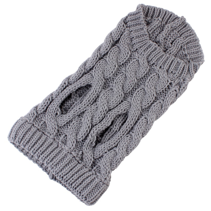 Dog Sweaters for Small Medium Dogs Winter Warm Soft Knit Turtleneck