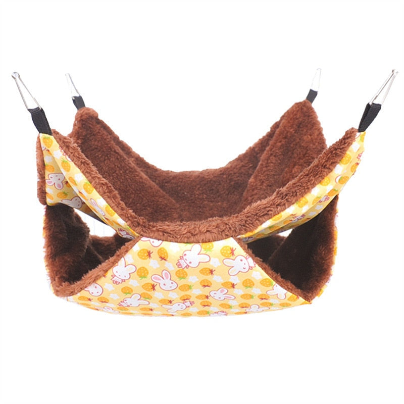 Designer Hammock Bed for Hamsters and Other Small Rodents