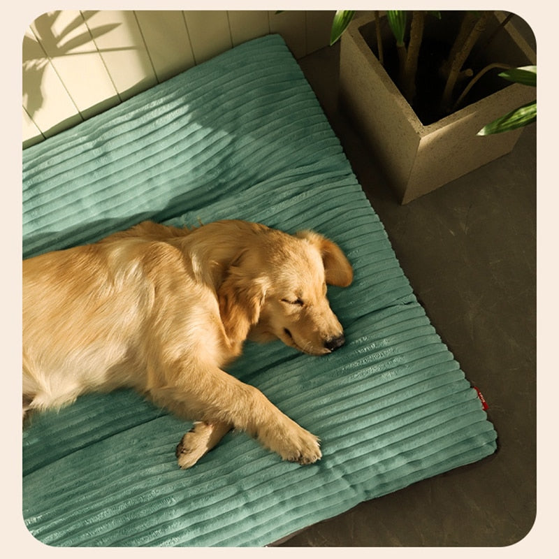 Large Dog Soft And Comfy Flat Bed(Removeable and washable cover)