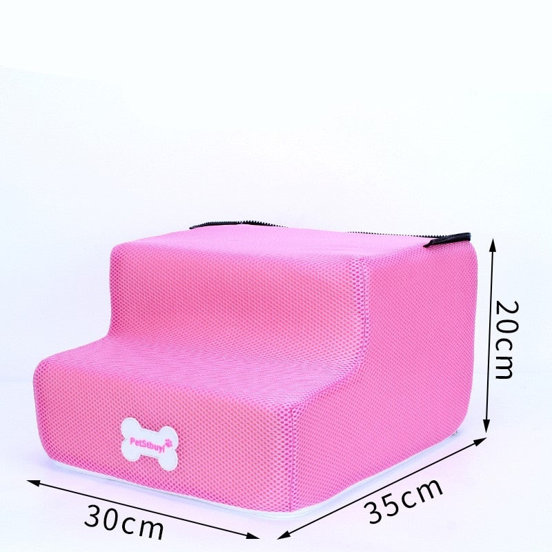Dog Stairs 3 Steps Stairs for Small Dog or Cat Anti-slip Removable