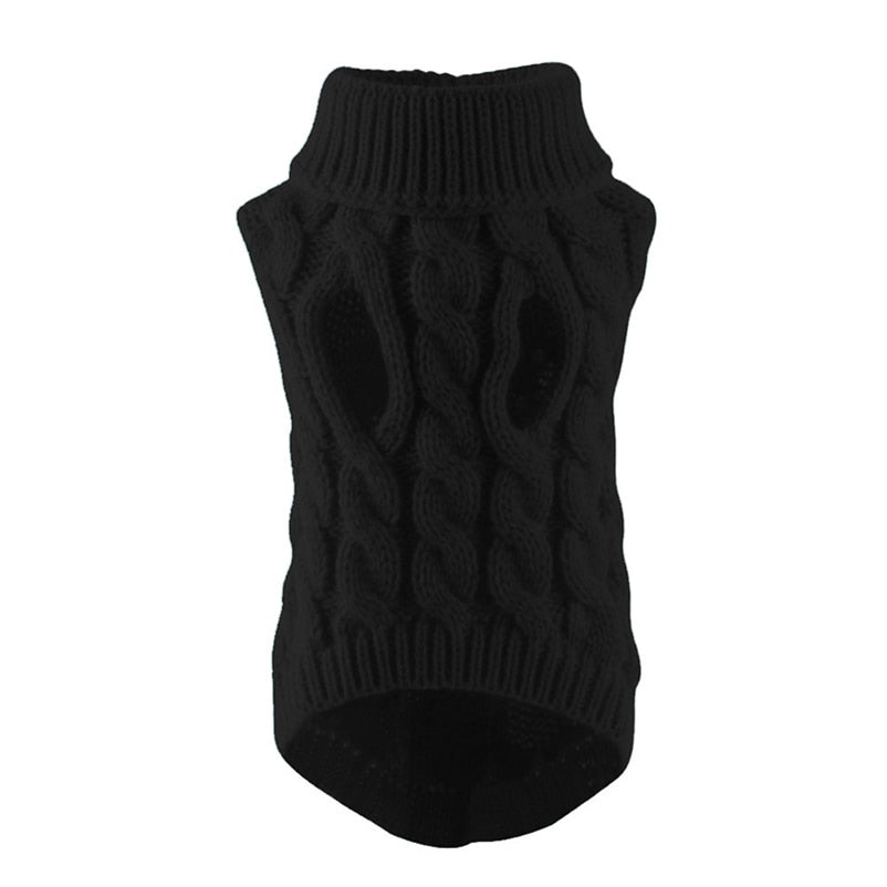 Dog Sweaters for Small Medium Dogs Winter Warm Soft Knit Turtleneck