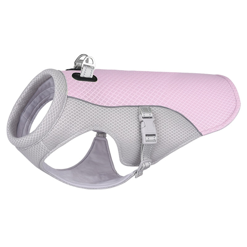 Summer Dog Cooling Vest Harness Reflective Quick Release Cool Jacket