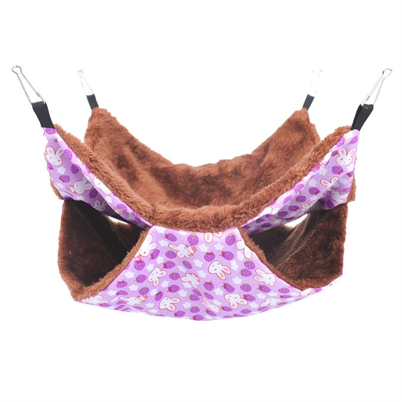 Designer Hammock Bed for Hamsters and Other Small Rodents