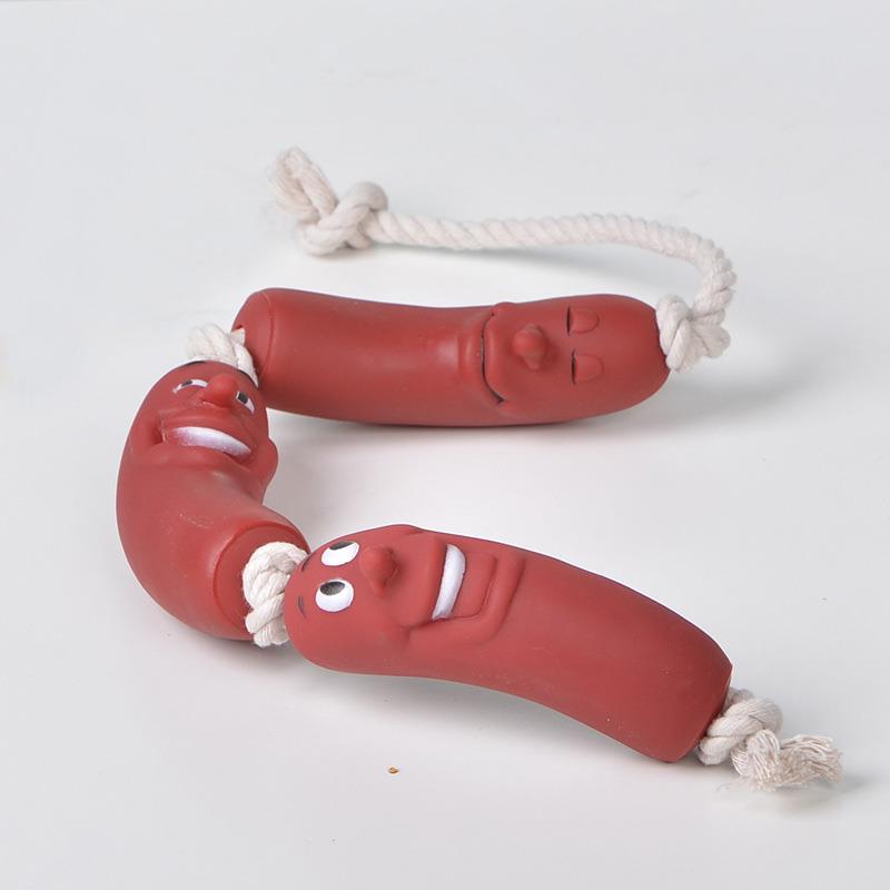 Dog Toys Funny Sausage Shape For Puppies & Dogs