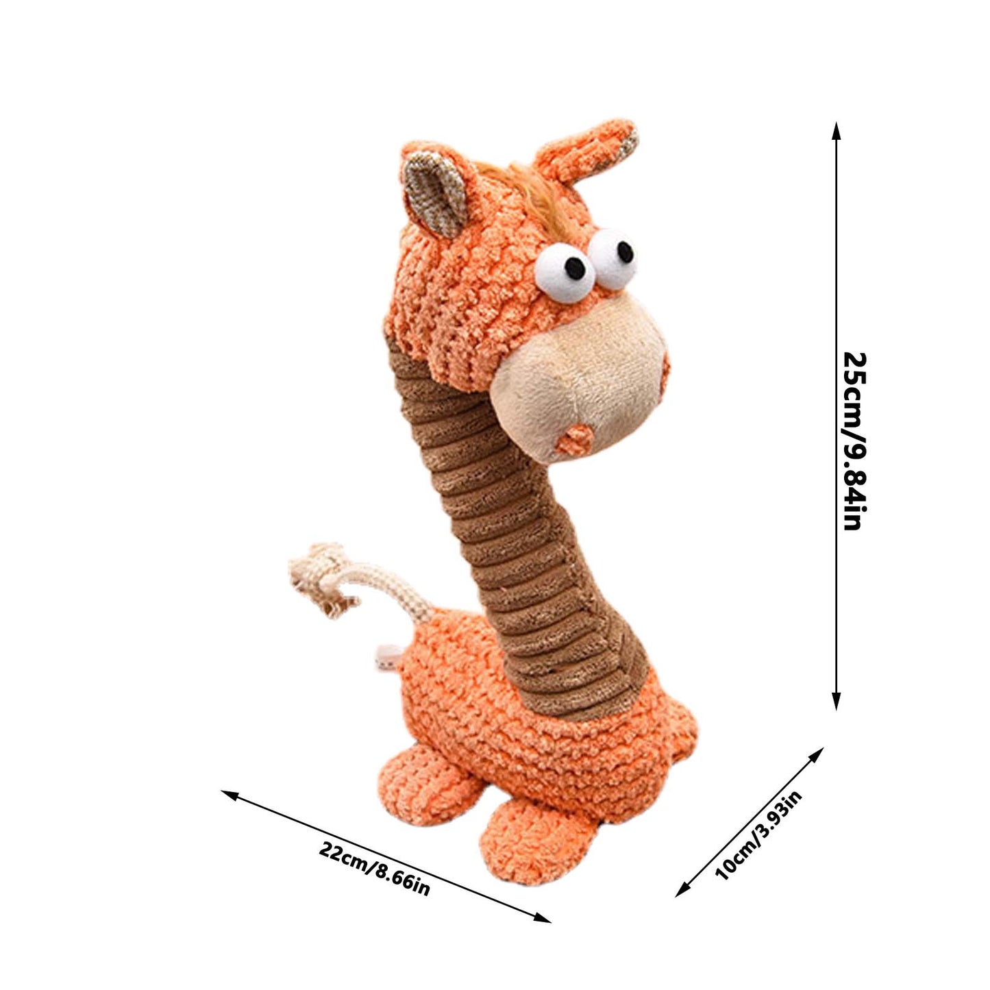 Dogs & Puppies Squeaky Toy Donkey Papa Duck Durable Chew