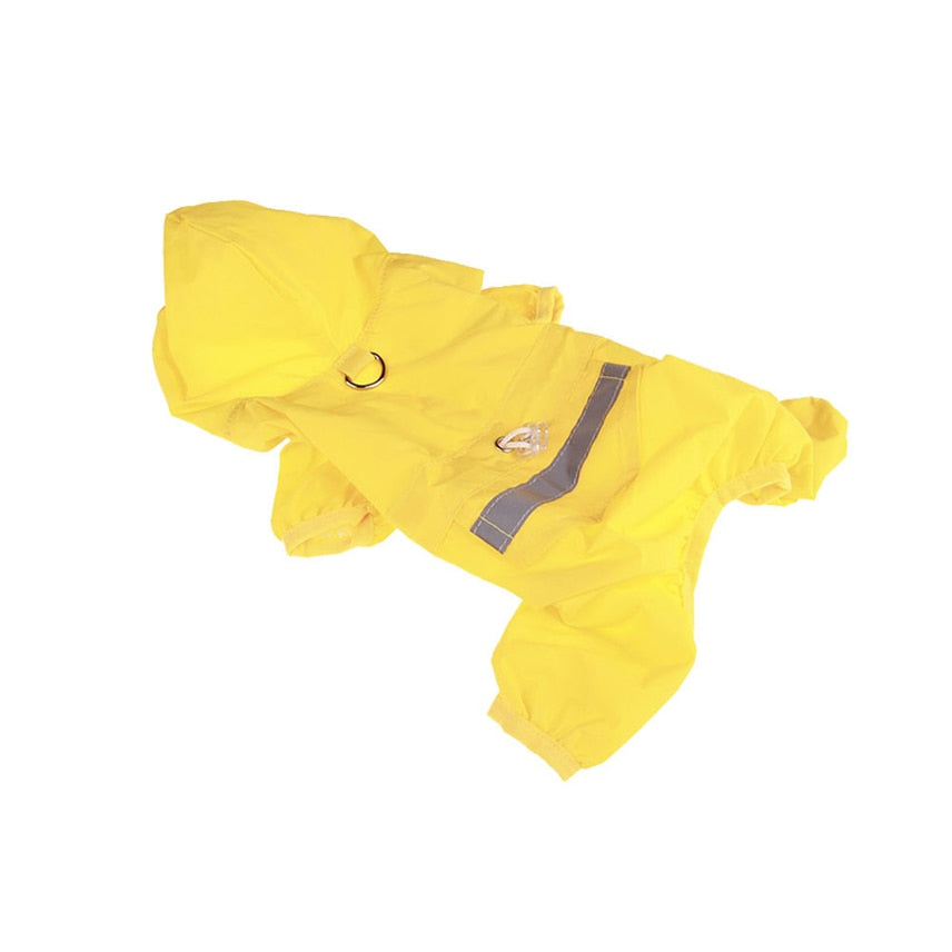 Dog Rain Coat Waterproof Jacket for Outdoor Rain Wear with Hood
