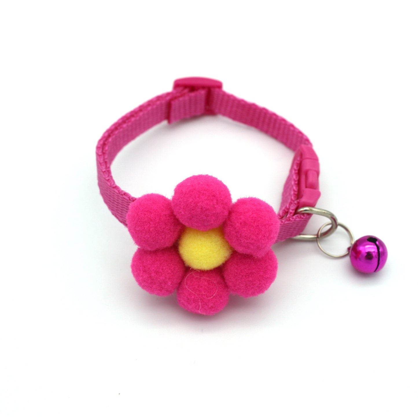 Cat Collar Adjustable Bow Tie/Flower with Safety Button