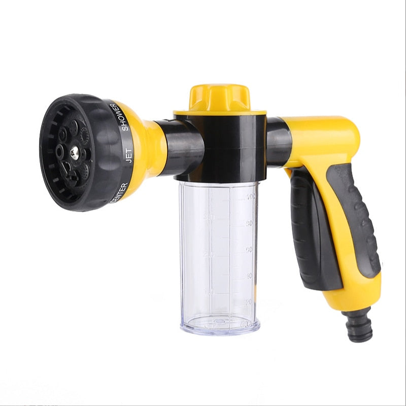 High-pressure Sprayer Nozzle Hose dog shower Gun 3 Mode Adjustable Water Foam Soap Sprayer